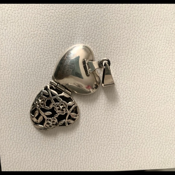 Heart locket pendant .925 sterling silver - Picture 5 of 7